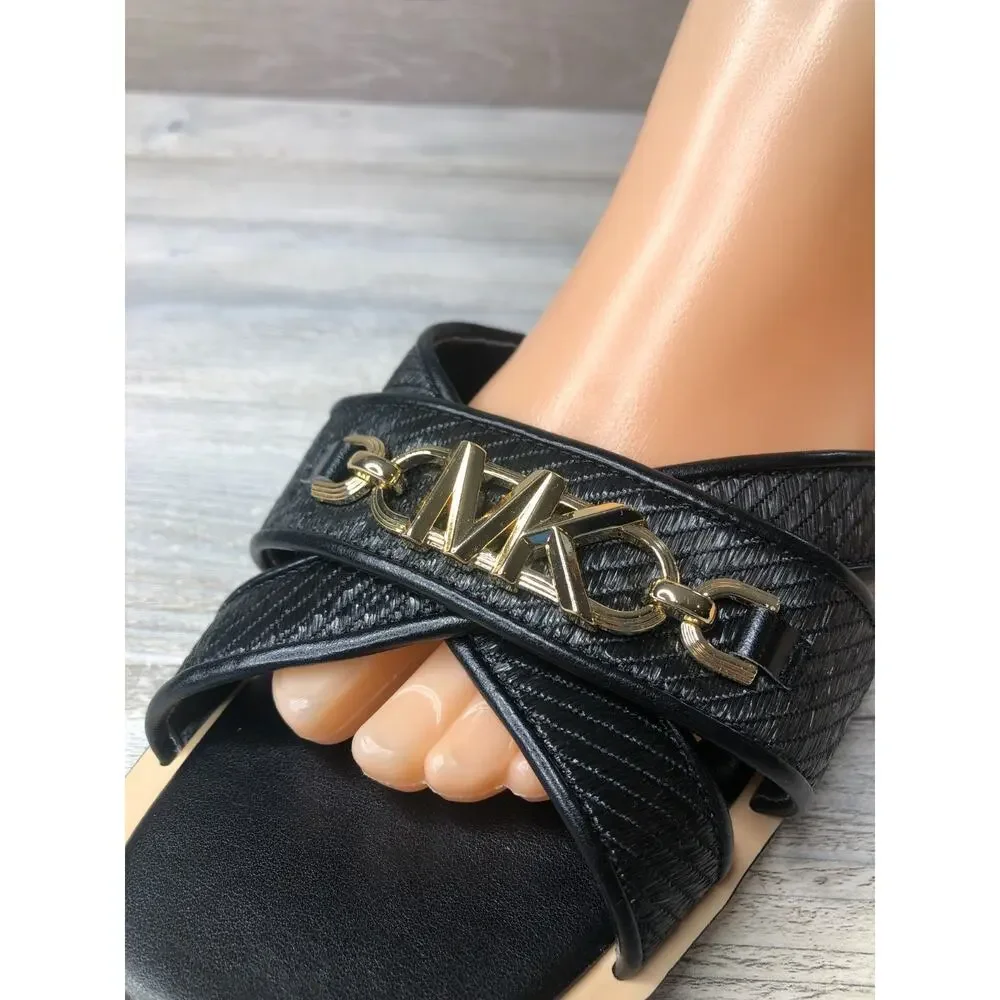 Woman's Sandals Michael Kors Tiffanie Sandal Black Size 10M